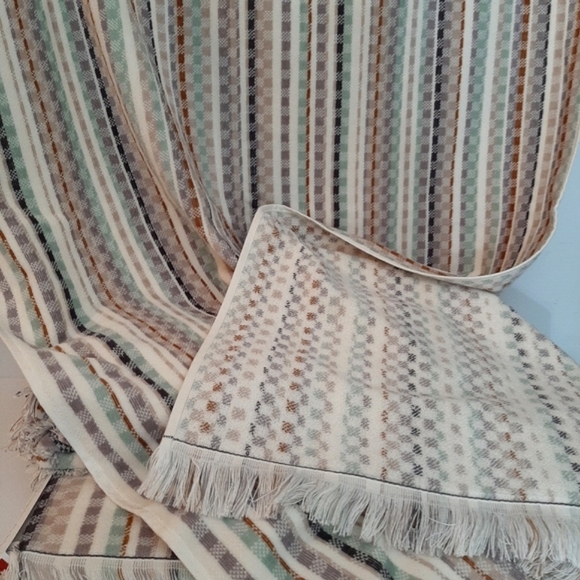 Felpinter Broken Stripe Combed Long Staple Cotton Bath Towel Set - Picture 8 of 16